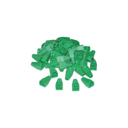 Swe-Tech 3C RJ45 Strain Relief Boots, Green, 50PK FWTSR-8P8C-GR